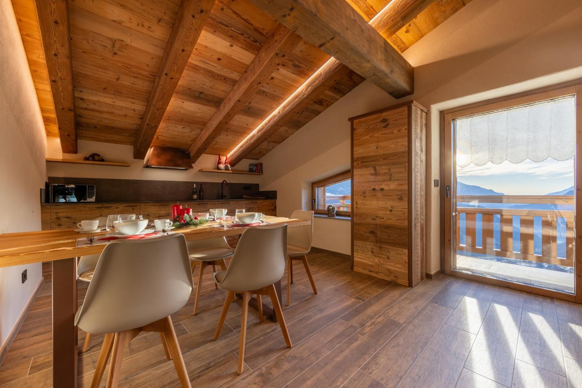 Les Reves Des Montagnards, Appartements De Charme Torgnon Exterior photo